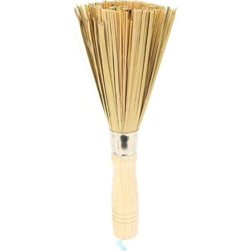 Bamboo Pot Brush Natural Bamboo Cleaning Whisk Material Environmental Protection Pan Brush for Pots Bowls Kitchen Supplies