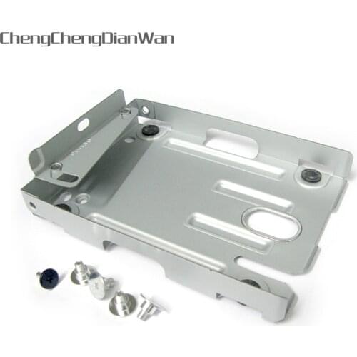 ChengChengDianWan High Quality for PS3 Super Slim Hard Disk Drive HDD Mounting Bracket Caddy + Screws CECH-400x Series 2sets/lot