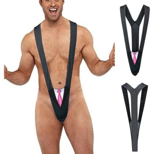 Mens Funny Panties Sling Thong Sexy Lingerie Pornos Suit Briefs for Gay Underwear Tie G Strings Underpants Exotic Apparel Ropa