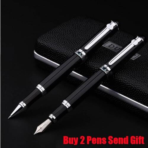 Hot Selling Duke D2 Brand Metal Ink Fountain Pen Business Executive Luxury Signature Writing Pen Buy 2 Pens Send Gift