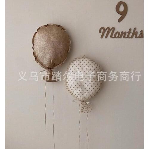 Cotton Balloon Wall Hanging Ornaments for Kids Room Ballons Nordic Baby Nursery Decoration Birthday Party Photography Props