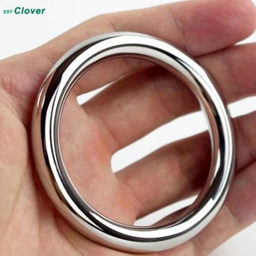Stainless steel penis ring sex toys for men round cock rings sex ring R16