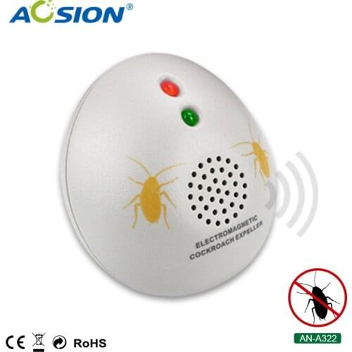 AOSION Indoor cockroach repeller electromagnetic waves to repel cockroach electronic EU plug