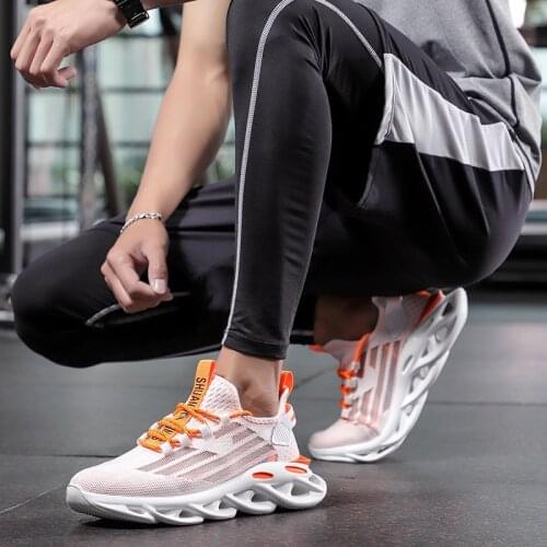 Lightweight Big Size 48 Platform Shoes Men Blade Sneakers Men Mesh Breathable Thick Sole Comfort Trainers Men Zapatilla Hombre