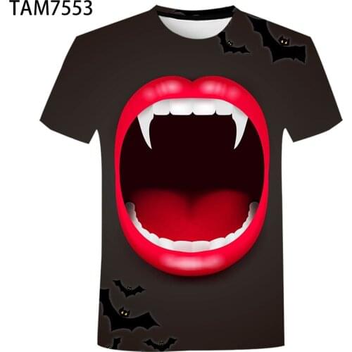 2021 skater summer new 3D T-shirt anime Harajuku streetwear mens and womens fashion O-neck short-sleeved T-shirt hip-hop T-shi