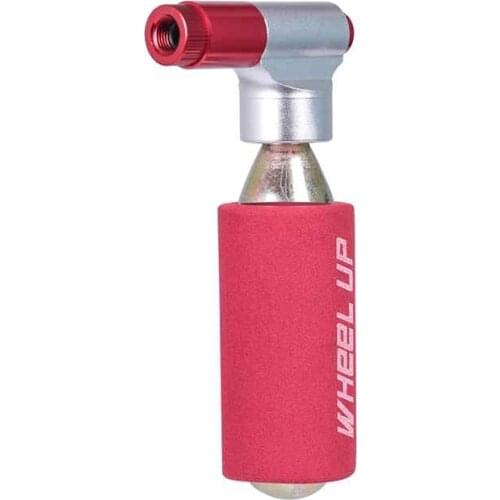 Mini Dual Valve Head CO2 Bicycle Tire Pump Mouth Road Bikes Air Inflator Head Motorbike Tyre Pump Valve For Wheelup Portable