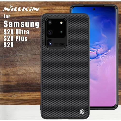 Nillkin For Samsung Galaxy S20 Ultra 5G case Back Cover Textured Fiber Protective case for Samsung Galaxy S20 Plus / S20 5G