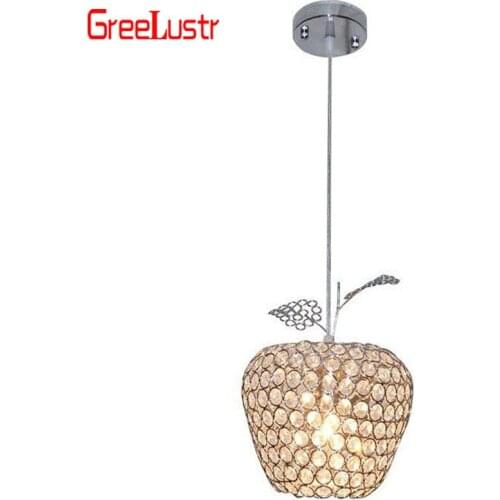 Fruit Shape Ceiling Lamp Adjustable Pendant Light Crystal Decorative Hanging Light Fixture Indoor Lighting Kitchen Accesories
