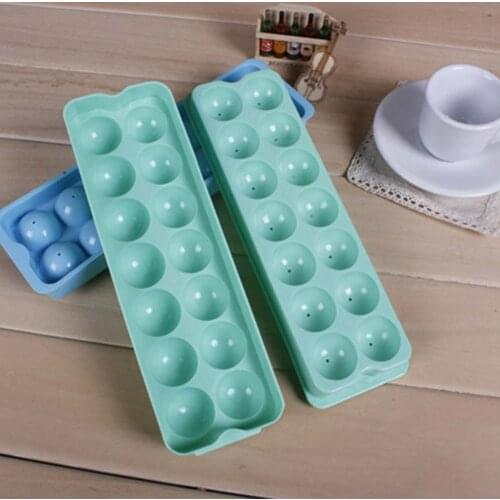 Random Color Ball Ice Molds Home Bar Party Cocktail Use Sphere Round Ball Ice Cube Makers Kitchen DIY Ice Cream Popsicle Mold