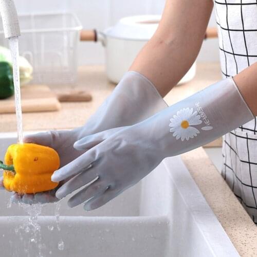 Household Dish Washing Gloves Rubber Latex Gloves Kitchen Cleaning Tools