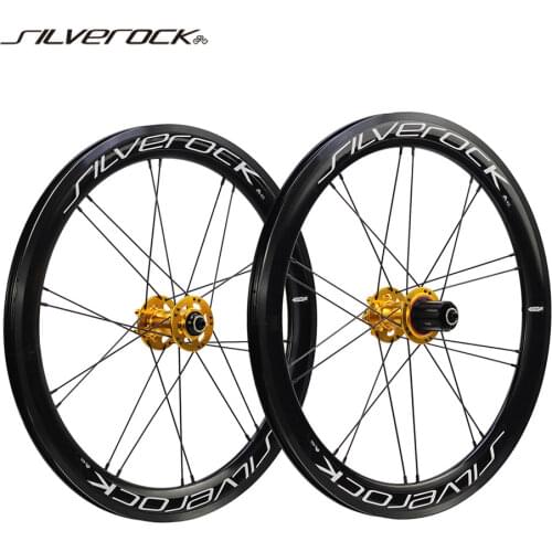 SILVEROCK Alloy Wheels 406 451 20" 1 1/8" 22in Disc Brake 40mm Clincher G2 24H for NEO FIT Blast Minivelo Folding Bike Wheelset