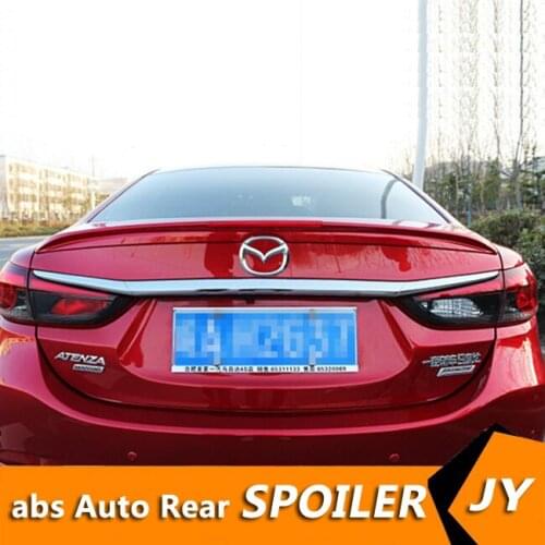 For Mazda 6 atenza Spoiler High Quality ABS Material Car Rear Wing Primer Color Rear Spoiler For Mazda 6 atenza Spoiler