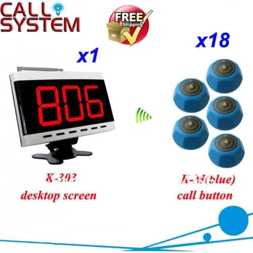 Waiter Call 303+M; guest simply press table button and waiter know to serve from display screen number Shipping Free