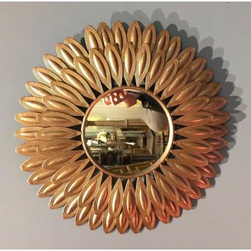 Sun flower decorative mirrors home decor wall mirrors TV background party wedding decor retro vintage style