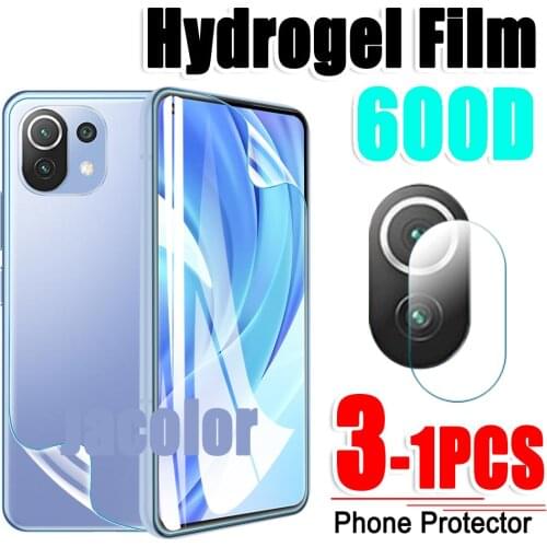 Safety Hydrogel Film For Xiaomi Mi 11 Ultra 11X Pro 11i 10t Pro Back Screen Protector Camera Glass For Xiaomi11 Mi10t Soft Film
