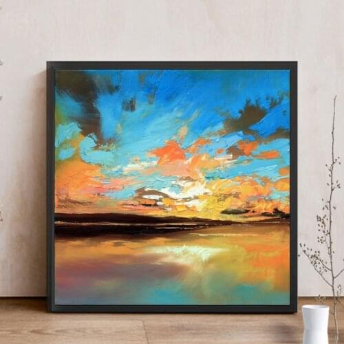 Painting by numbers art paint by number abstract sky Sunset Decorative paintings manual Digital Painting Coloring diy draw pictu