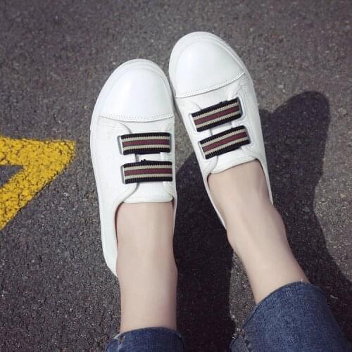 2021 new preppy solid color canvas shoes casual running sneakers for women with a slip-on shoe