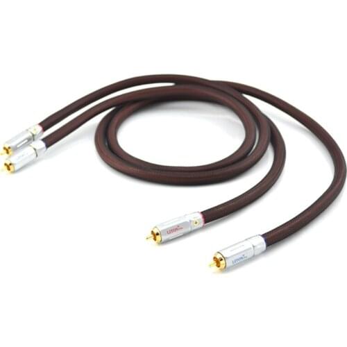 3M/pair OFC pure copper Audio Cable with 24k gold plated RCA terminal HI Fi