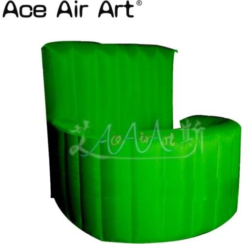 3m L green inflatable bar counter/drink booth for sale