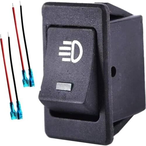 4pins Car Toggle Switch On/Off Workout Fog Light Work Bar Light Yellow