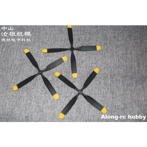 3pcs EP170mm 4 blades Propeller for RC Airplane Plane Spare part Volantex rc P51 Wingspan 750mm Park Flyer p51 mustang 768-1