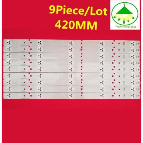 9pcs 42inch LED strips for LED42K20JD LED42EC260JD SVH420A72 42K30JD LED42EC290N 100%NEW