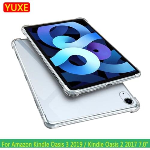 Tablet Case For Amazon Kindle Oasis 3 2019 7.0" / Kindle Oasis 2 2017 7.0 inch Silicon Transparent Slim Airbag Cover Anti-fall