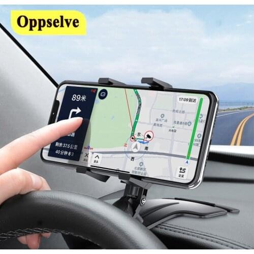 Dashboard Holder For Phone in Car 360 Degree Rotation Car Dashboard Clip Mount Stand for iPhone 11 12 Pro Max Samsung S21 A51