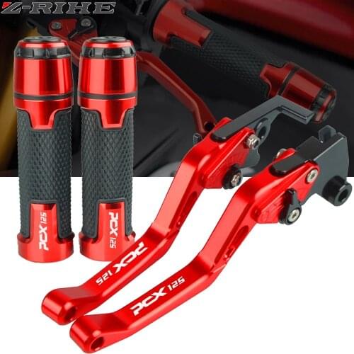 For Honda PCX125 PCX150 PCX 125 150 2017 2018 2019 CNC Motorcycle Extendable Brake Clutch Levers Handlebar Handle Hand Grips End