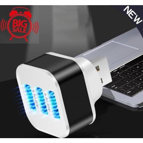 USB 2.0 HUB Adapter Extender Mini Splitter Box 3 Ports For PC Laptop Macbook Mobile Phone High Speed U Disk Reader For Xiaomi