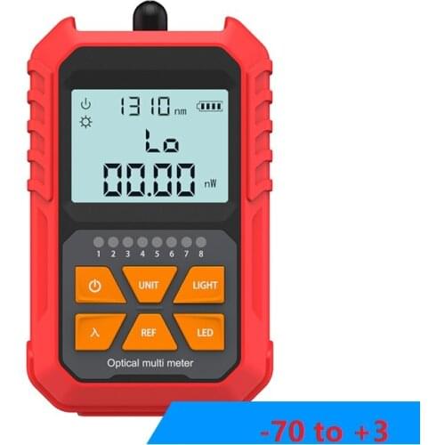 Mini Fiber Optical Power Meter FC/SC/ST universal interface test range -70dBm~+3dBm -50dBm ~ +20dBm