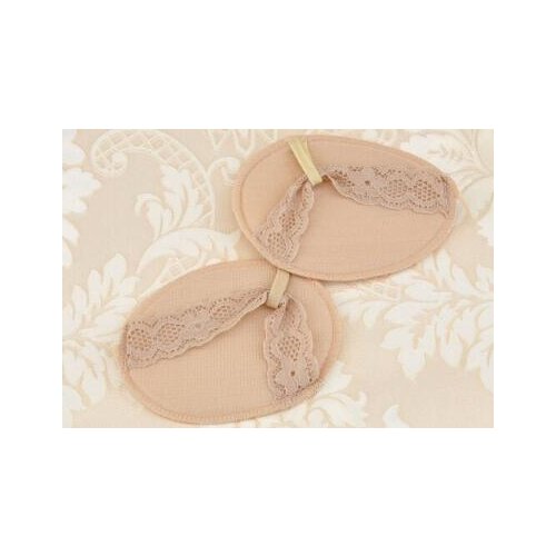 Fashion Invisible Flip Flops Design Feet Care Forefoot Cotton Pad Insoles Non-slip Silicone Half Yard Pad Insoles For High