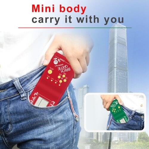 New 2.7'' LCD Childhood Retro Classic Tetris Handheld Game Player Electronic Toys Pocket Console Riddle Educational Toy System