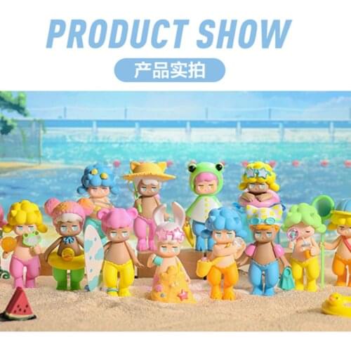 Original POPMART Pan God Summer Fun Series Blind Box Toy FigurinesDesignated Style Cute Anime Character Gifts Free Shipping