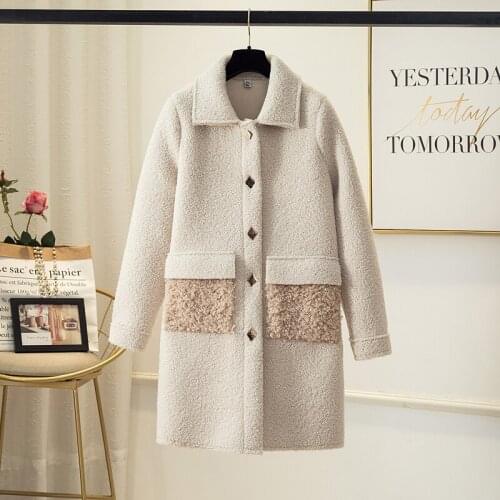 Autumn Winter Coat Women Clothes 2020 Faux Fur Coat Female Jacket Korean Vintage Warm Tops Manteau Femme Hiver 2020 ZT4885