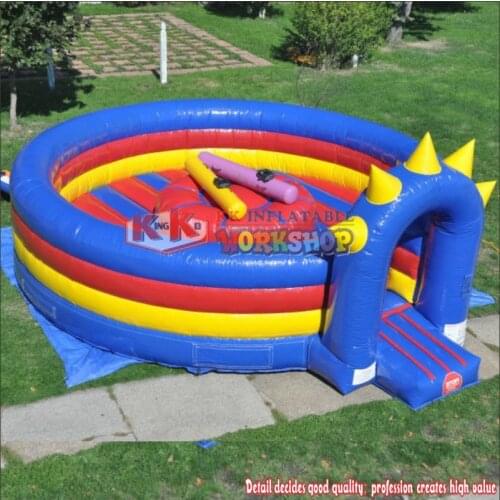 Buy Round Inflatable Gladiator Game , Inflatable Duel Combat For Jousting Arena