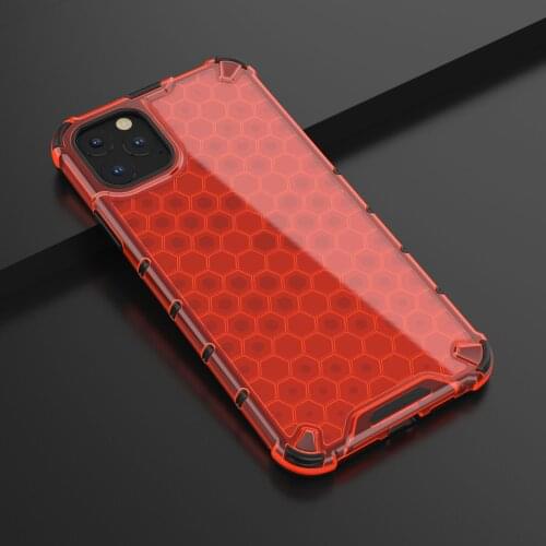 Luxury Honeycomb Airbag Shockproof Armor Transparent Case For iPhone 12 11 Pro Max Mini Xr X XS 6 6s 7 8 Plus Hard Phone Cover