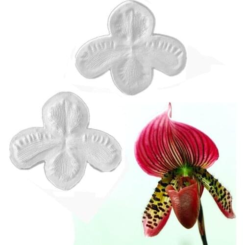 Phalaenopsis Petals Silicone Fondant Mould Cake Decor Tool Chocolate, Gumpastes Mold, Sugarcraft, Kitchen Gadgets