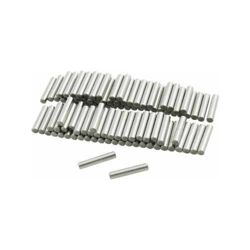 100 Pcs Stainless Steel 2.9mm x 15.8mm Dowel Pins Fasten Elements
