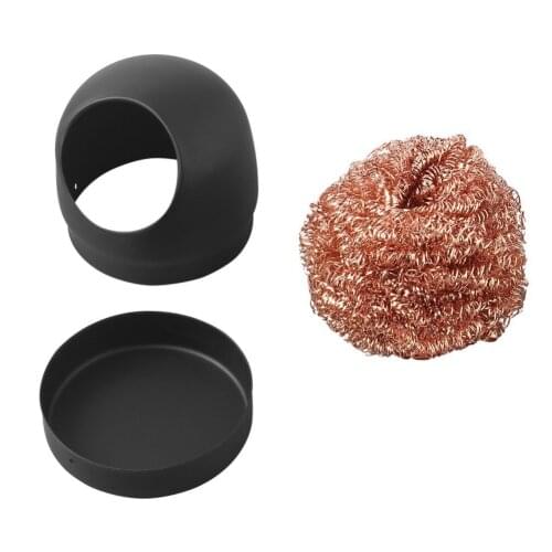 2020 Hot Brand New 1pcs Wire With Stand Set Welding Soldering Solder Iron Tip Cleaner Cleaning Steel Hot Sale 2017