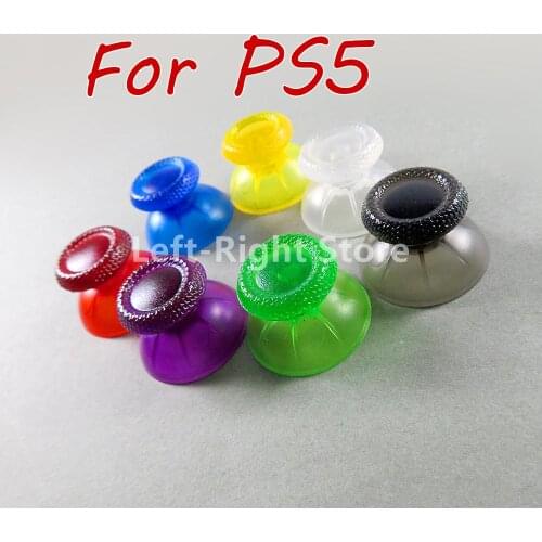 300pcs For Sony PlayStation PS5 Controller Transparent Clear caps Analog Cover 3D Thumb Sticks Joystick Thumbstick Mushroom Cap