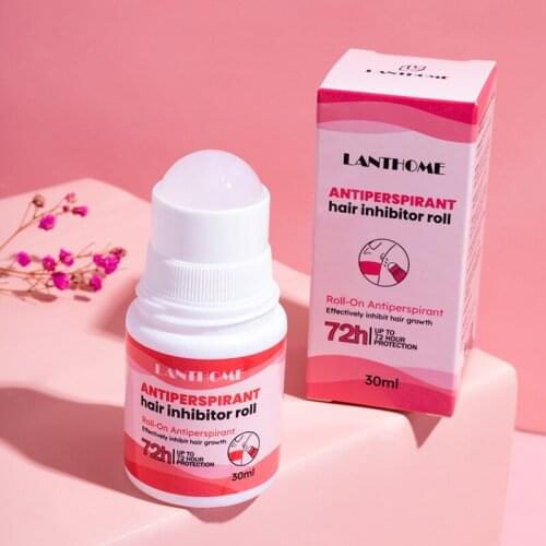 Roll-on Antiperspirant Deodorant with 72 Hour Protection Caring Natural Deodorant for Women Effectively Inhibit Hair Growth 30ml