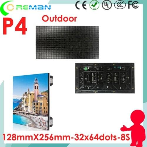 Free shipping High quality nationstar led chip led display module p4 , long life span digital led sign board parts accessories