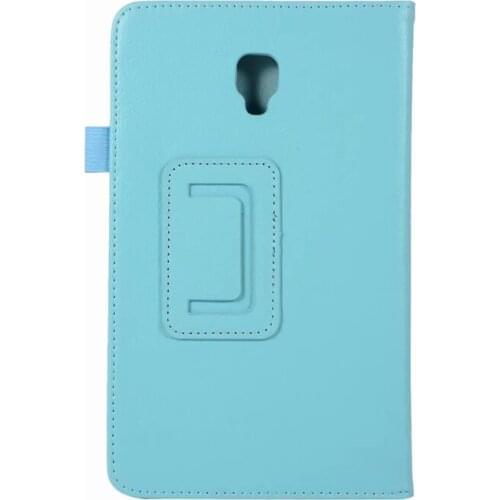 50pcs Folio PU Leather Cover for Samsung Galaxy Tab A 8.0 2017 T380 T385 SM-T385 Tablet Stand Case Sleep Wake Up Function