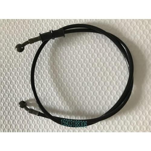 50cm Colorful Motorcycle Brake Oil Hose Line Stainless Steel Braided Brake Lines With 28 Degree banjo bolts