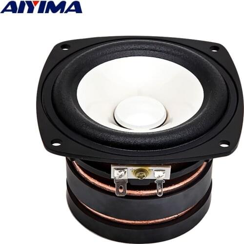 AIYIMA 4 Inch Speaker Full Range Loudspeaker Column 4 Ohm 100 W DIY Sound Music Speaker For Home Theater