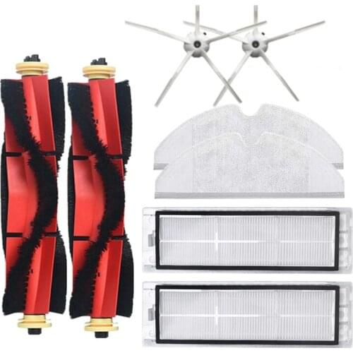 Filter Side Brush Main Brush Mop Cloth For Xiaomi Roborock S5 S50 S51 S55 S5 Max S6 Maxv E25 Vacuum Cleaner Accessories