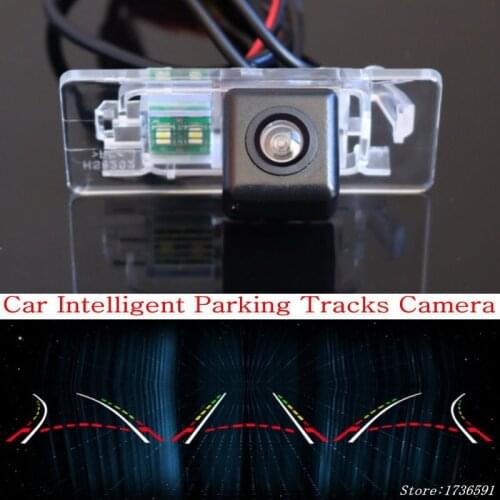 Car Intelligent Parking Tracks Camera FOR Audi A1 2010~2015 / Back up Reverse Camera / Rear View Camera / HD CCD Night Vision