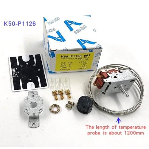 K50-p1126 temperature controller freezer temperature controller refrigerator temperature controller thermostat switch brand new