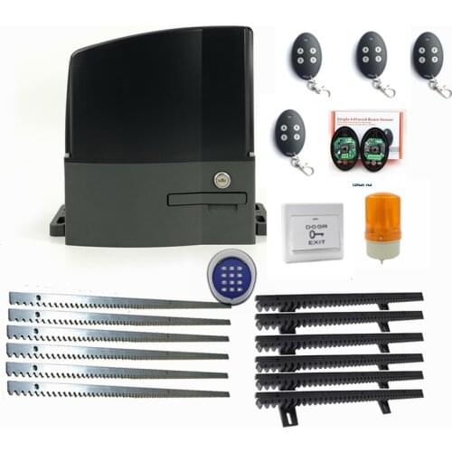 Factory manufacturer 700KG Automatic sliding gate opener magnetic limit door motor closer gear rack sensor option